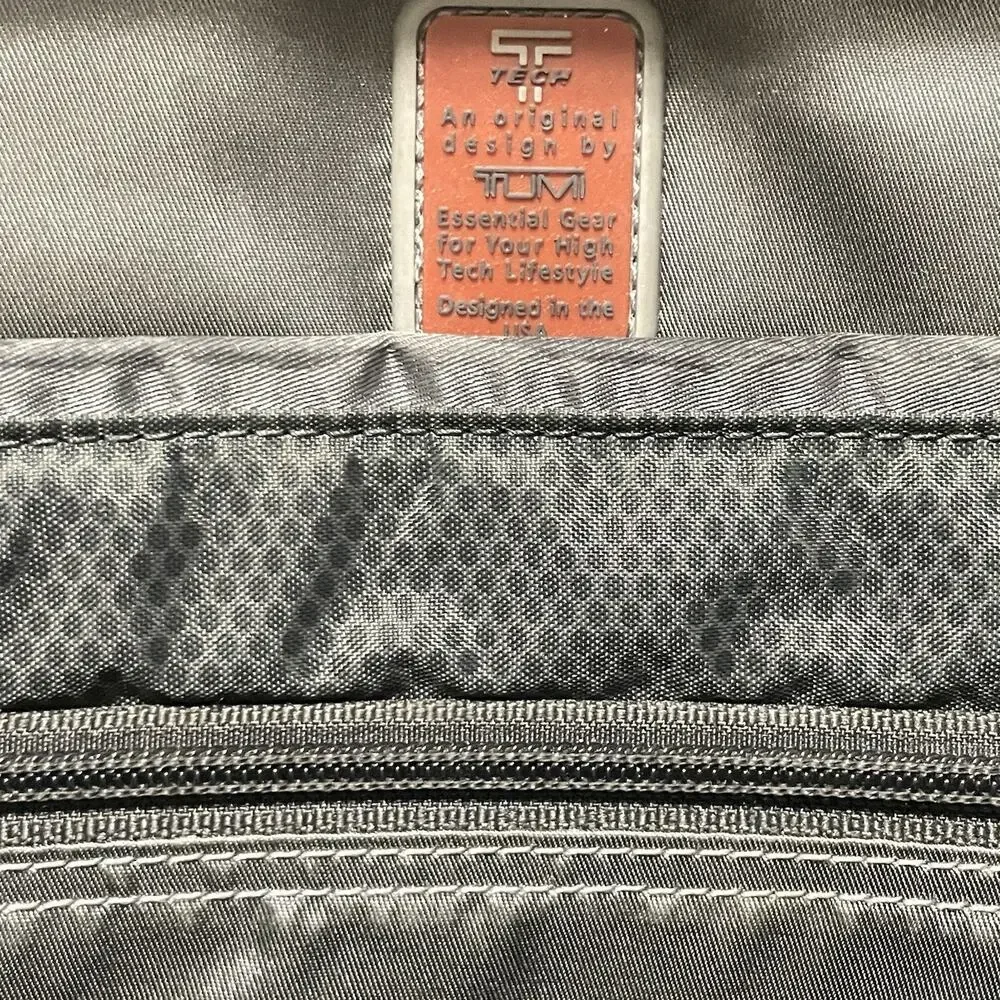 Tumi T-Tech Ballistic Nylon Backpack Convertible Messenger Laptop Orange 5589FLM